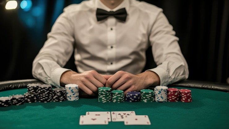 diamondtoto slot live dealer studio with professional dealers and camera setup